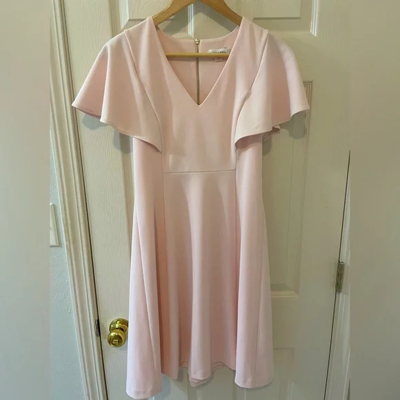calvin klein blush pink dress Calvin Klein Sheath Dress Blush Pink